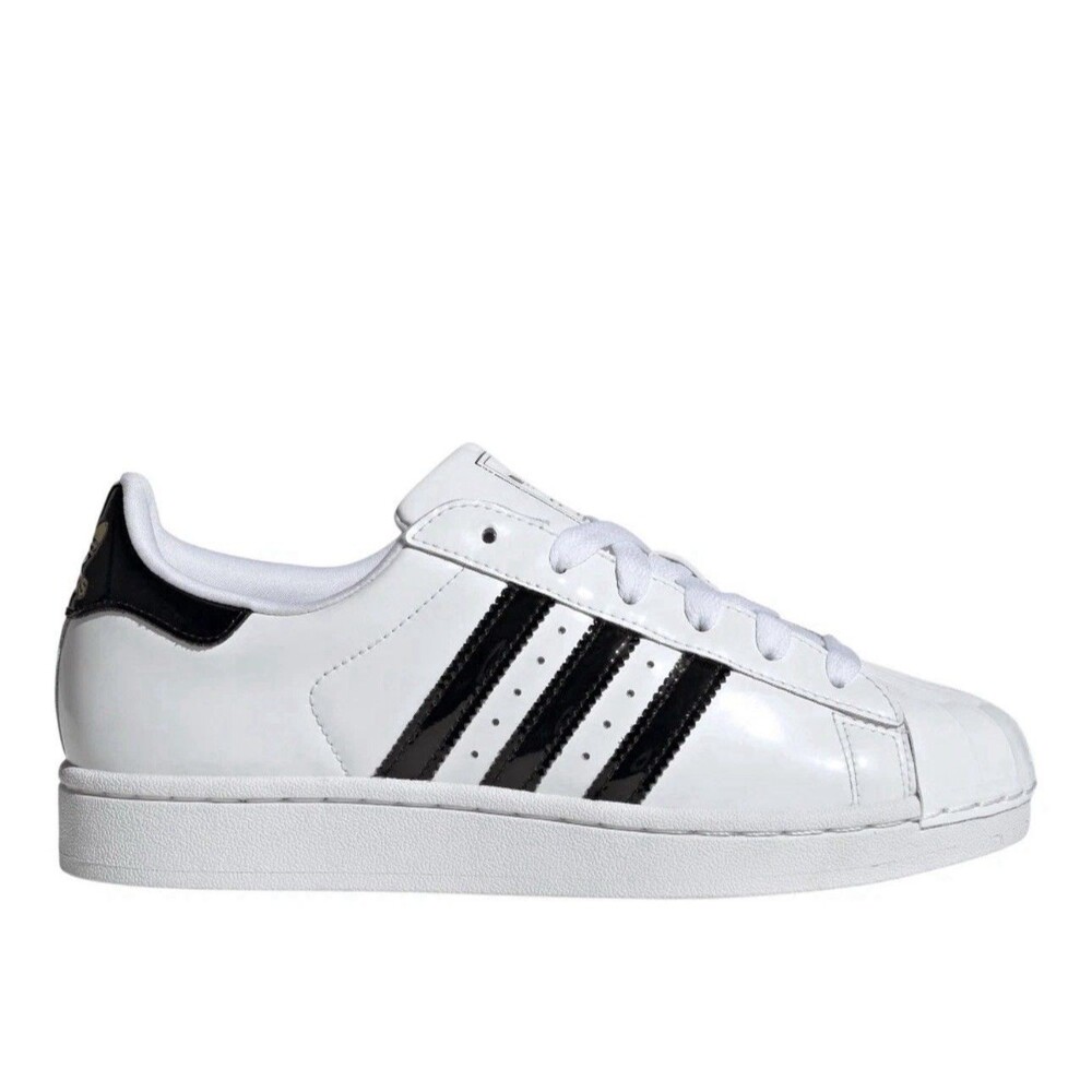 adidas Superstar Ii Lace Up  Womens White Sneakers Casual Shoes JS4010